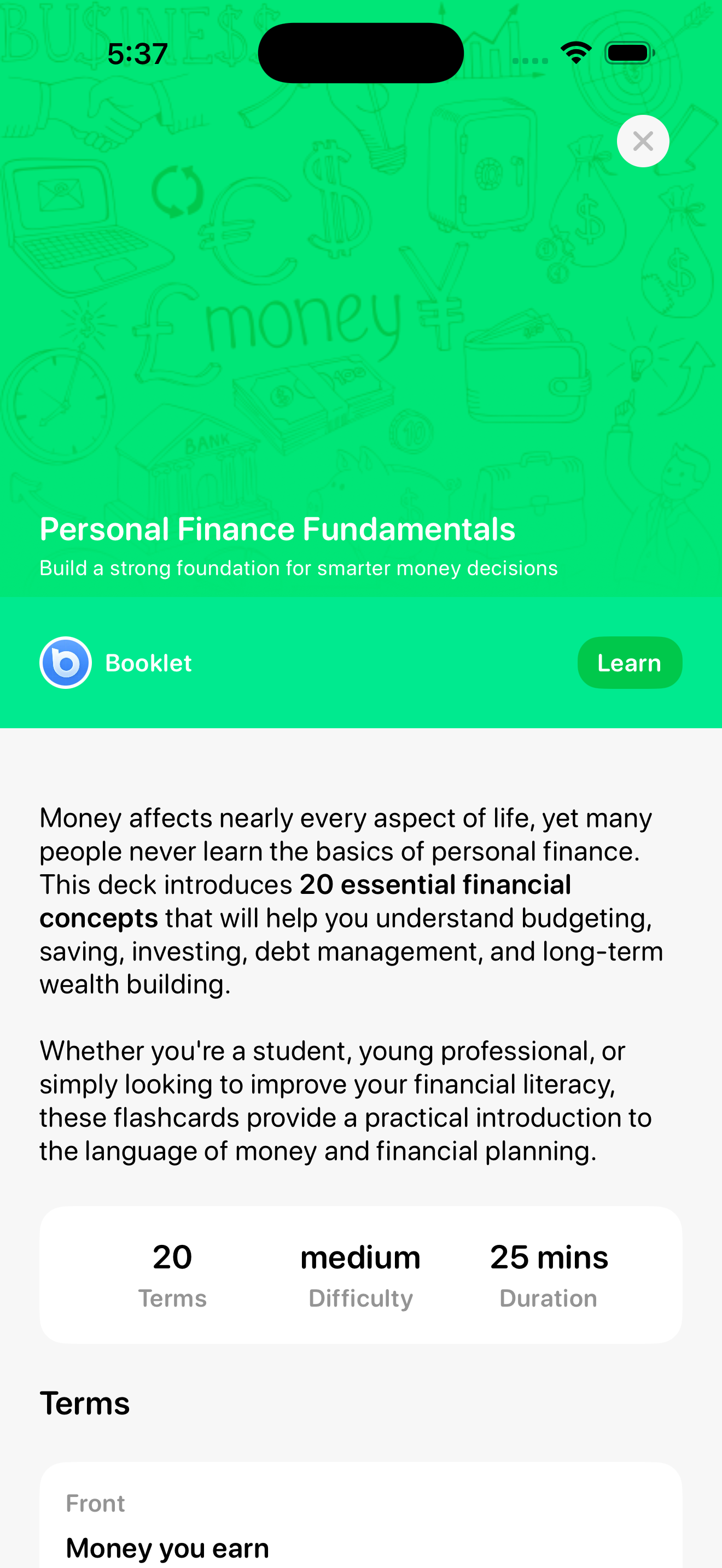 Booklet App